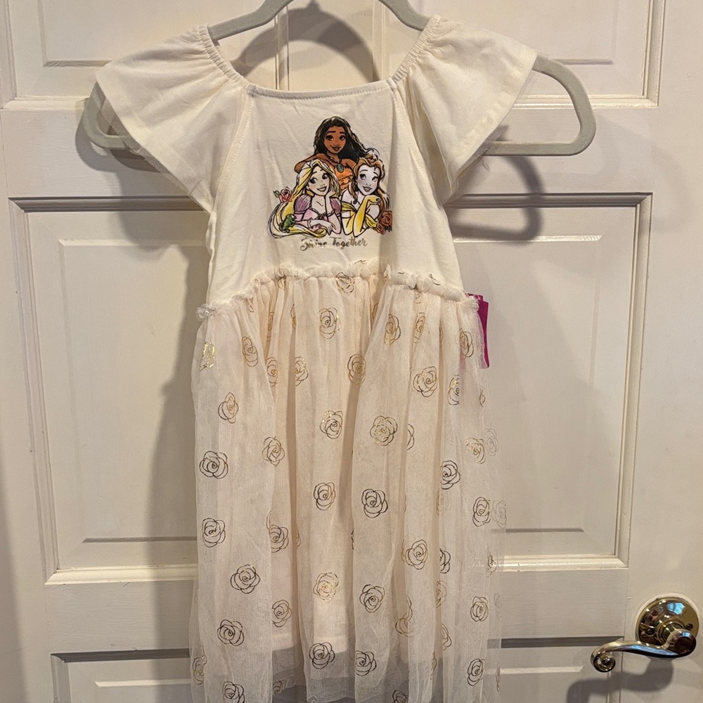 Disney White and Cream Princess Dress